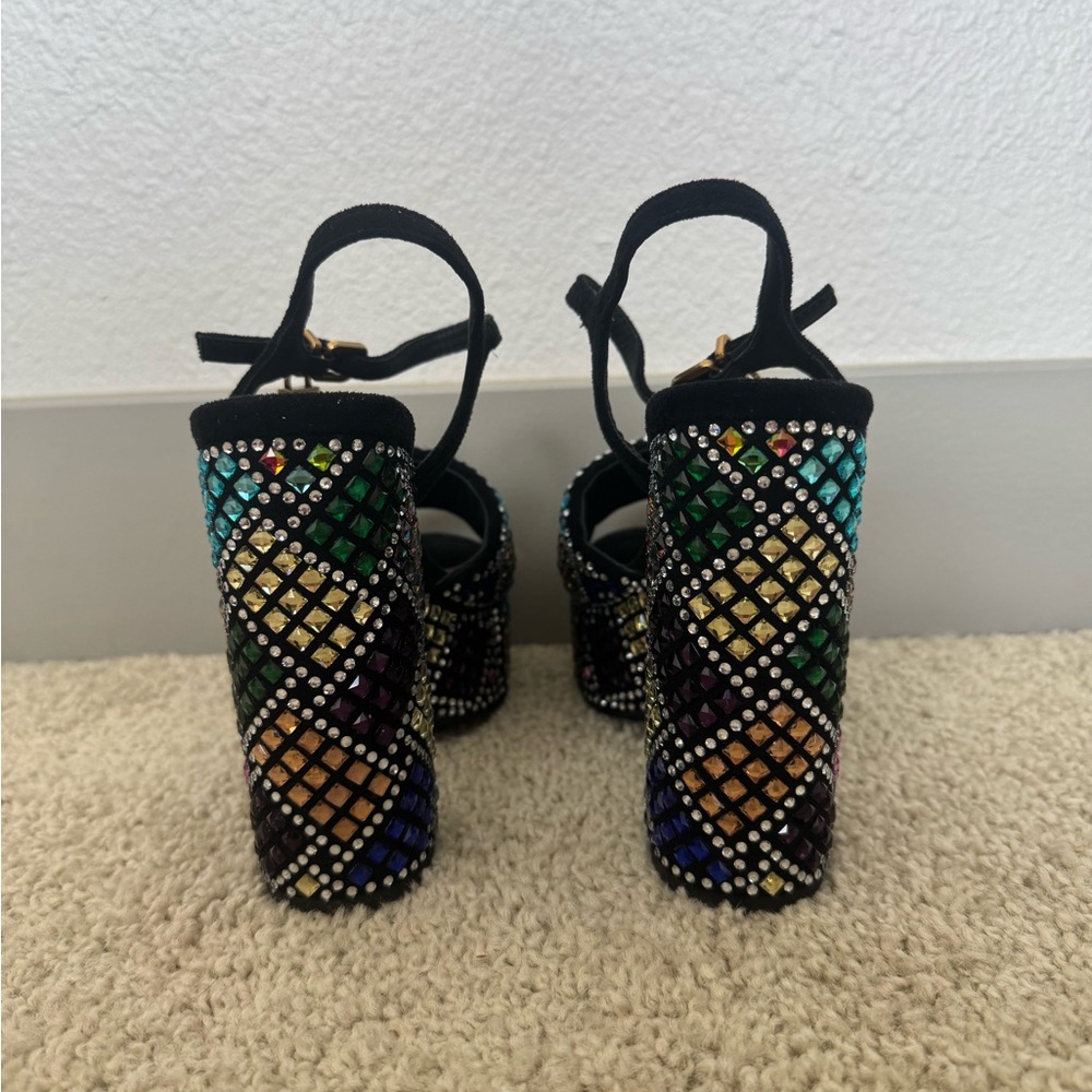 Kurt Geiger London Brixton Platform Multicolor Heel - Picture 8 of 9